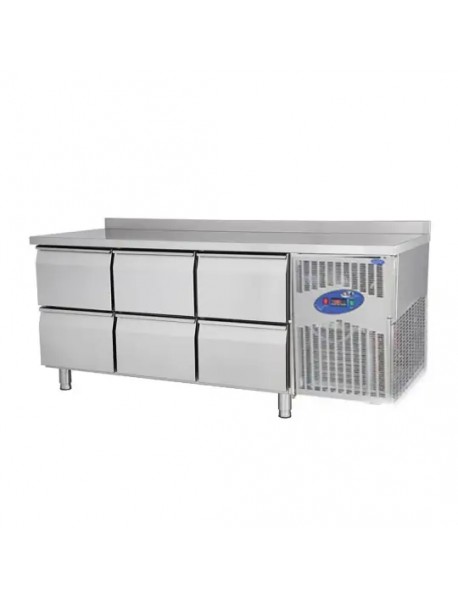 Csa Csa Tezgah Tipi Buzdolabı, 6 Çekmeceli, 400 L