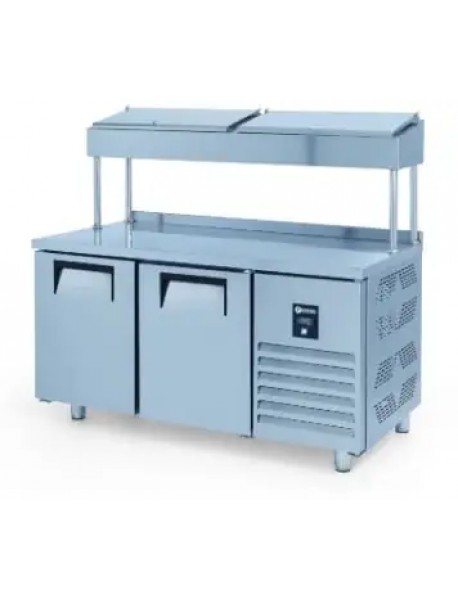 İceinox 2 Kapılı Make Up Buzdolabı - Yüksek Ayak (Servis Garantili)